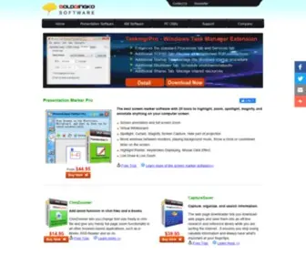 Goldgingko.com(Presentation software and Usability system software) Screenshot