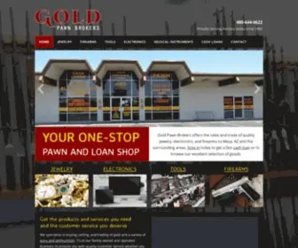 Goldgunpawnbrokersmesa.com(Gold Pawn Brokers) Screenshot