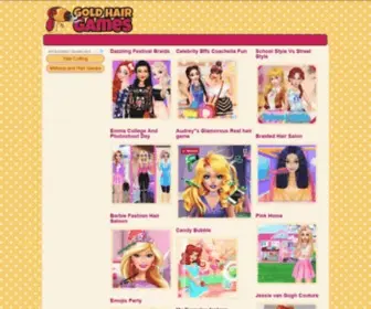 Goldhairgames.com(Hair Games) Screenshot