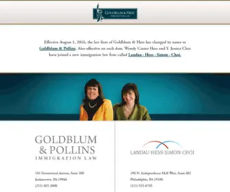 Goldhess.com(Goldblum & Hess) Screenshot