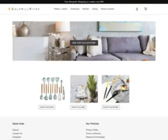 Goldhillriver.com(Create an Ecommerce Website and Sell Online) Screenshot