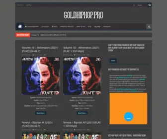 Goldhiphop.pro(Download 2024 hip hop music for free on) Screenshot