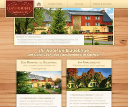Goldhuebel.de(Ferienhotel Goldhübel) Screenshot