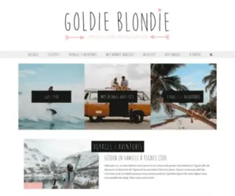 Goldieblondie.com(Lifestyle d'une maman surfeuse) Screenshot