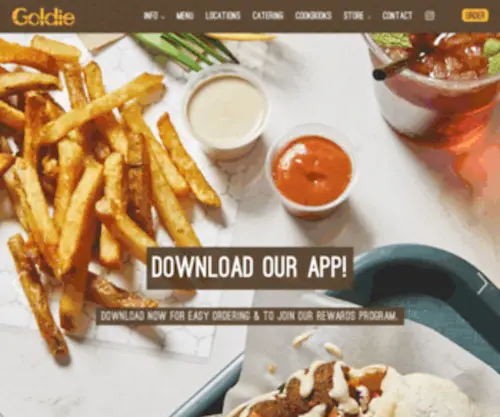 Goldiefalafel.com(Goldie) Screenshot