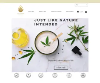 Goldihemp.com(Goldi Hemp Premium CBD oil) Screenshot