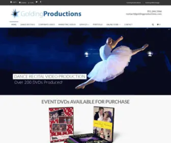 Goldingproductions.com(Golding Productions) Screenshot