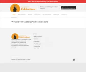 Goldingpublications.com(Golding Publications) Screenshot