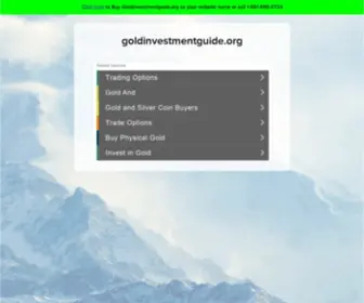 Goldinvestmentguide.org(Gold Investment Guide) Screenshot