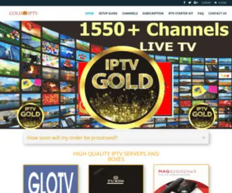 Goldiptvserver.com(GOLD IPTV) Screenshot