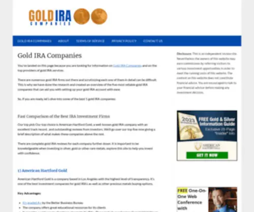 Goldiracompanies.net(Goldiracompanies) Screenshot