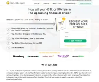 Goldiraguide.org(Gold IRA Guide) Screenshot