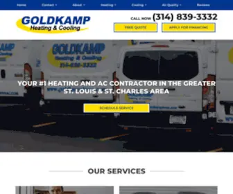 Goldkamphvac.com(Furnace Repair Florissant MO) Screenshot