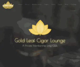 Goldleafcigarlounge.com(Lake Norman's premier Cigar Lounge) Screenshot