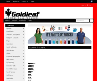 Goldleafpromotions.com(GOLDLEAF PROMOTIONAL PRODUCTS) Screenshot