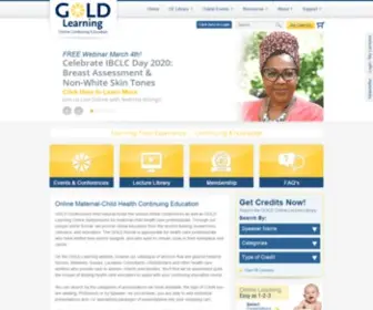 Goldlearning.com(GOLD Learning Online Continuing Education) Screenshot