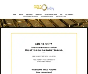 Goldlobby.ca(Selling Gold in Ottawa has never been easier or more rewarding. Gold Lobby) Screenshot