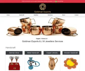 Goldmanexports.com(Goldman exports) Screenshot