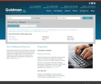 Goldmantech.co.za(Goldman tech) Screenshot