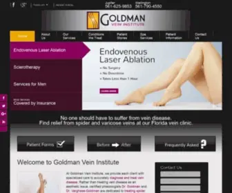 Goldmanveininstitute.com(Goldman Vein Institute) Screenshot