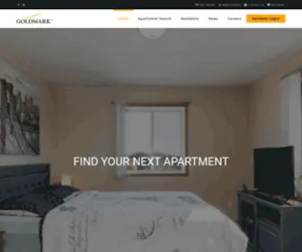 Goldmark.com(Find your Next Apartment) Screenshot