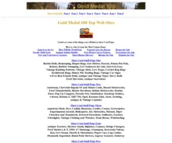 Goldmedal100.com(Gold Medal 100) Screenshot