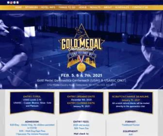 Goldmedalinvitational.com(Gold Medal Invitational) Screenshot