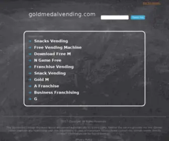 Goldmedalvending.com(Gold Medal Vending) Screenshot