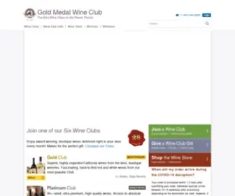 Goldmedalwine.com(Wine of the Month Club) Screenshot