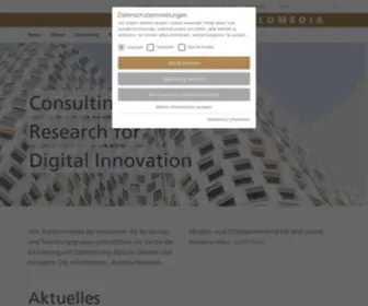 Goldmedia.de(Goldmedia Consulting & Research for Digital Innovation) Screenshot