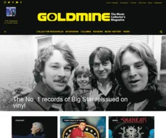 Goldminemag.com(Goldmine Magazine) Screenshot