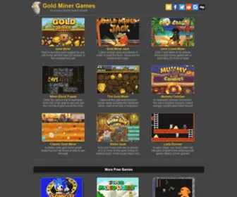 Goldminergames.net(GOLD MINER GAMES) Screenshot