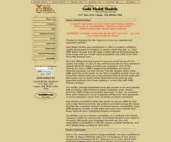 Goldmm.com(Gold Medal Models) Screenshot