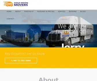 Goldmoonmovers.com(Gold Moon Movers) Screenshot