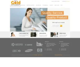 Goldmps.com(Gold Business office Solutions Winnipeg) Screenshot