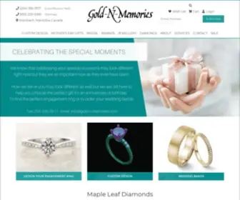 Goldnmemories.ca(Best Jewellers in Steinbach) Screenshot