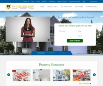 Goldpathrealestate.com(Gold Path Real Estate Solutions in Twin Cities) Screenshot