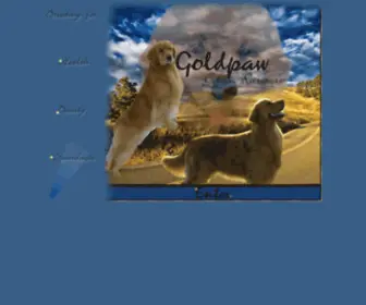Goldpawgoldens.com(Goldpaw Reg'd Golden Retrievers) Screenshot