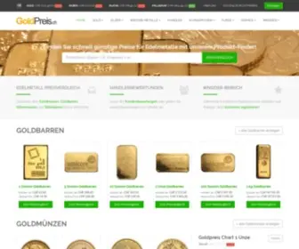 Goldpreis.ch(Goldpreis aktuell in CHF) Screenshot