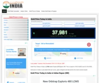 Goldpricesindia.com(Gold Price in India Today) Screenshot