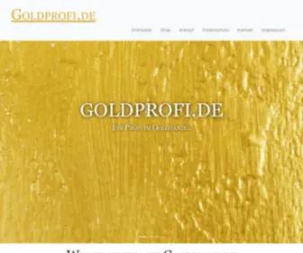 Goldprofi.de(Willkommen zu) Screenshot