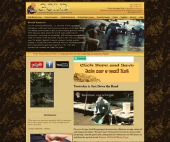 Goldprospecting.com(Gold Prospecting and Gold Panning Adventures) Screenshot