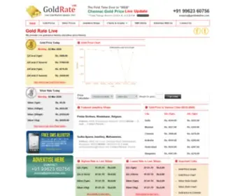 Goldratelive.com(Live Gold Price) Screenshot