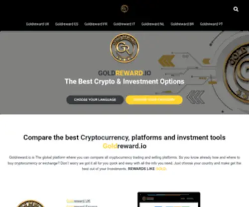 Goldreward.io(The Best Crypto & Investment Options) Screenshot