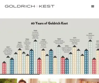 Goldrichkest.com(Goldrich Kest) Screenshot