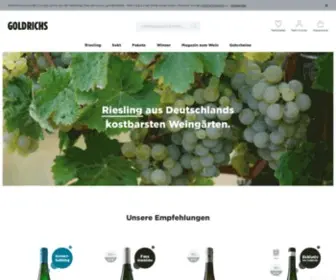 Goldrichs.de(Weinhandel) Screenshot