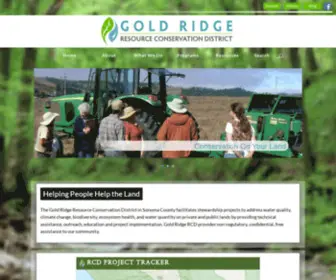 GoldridgerCD.org(Gold Ridge Resource Conservation District) Screenshot