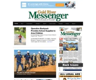 Goldrivermessenger.com(Gold River Messenger) Screenshot