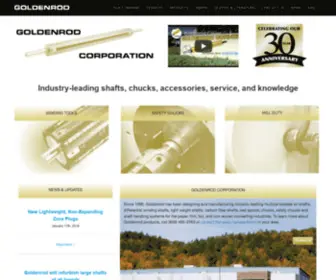 Goldrod.com(Shafts, Rollers, Chucks & Handling Systems) Screenshot