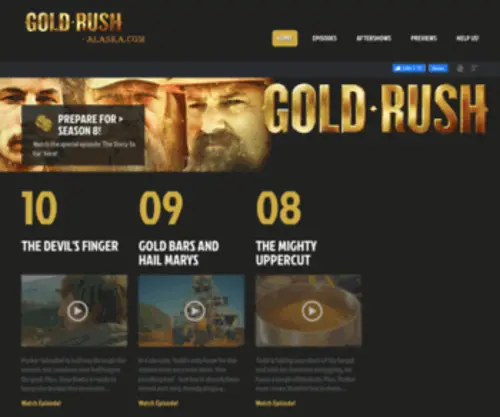 Goldrush-Alaska.com(Goldrush Alaska) Screenshot